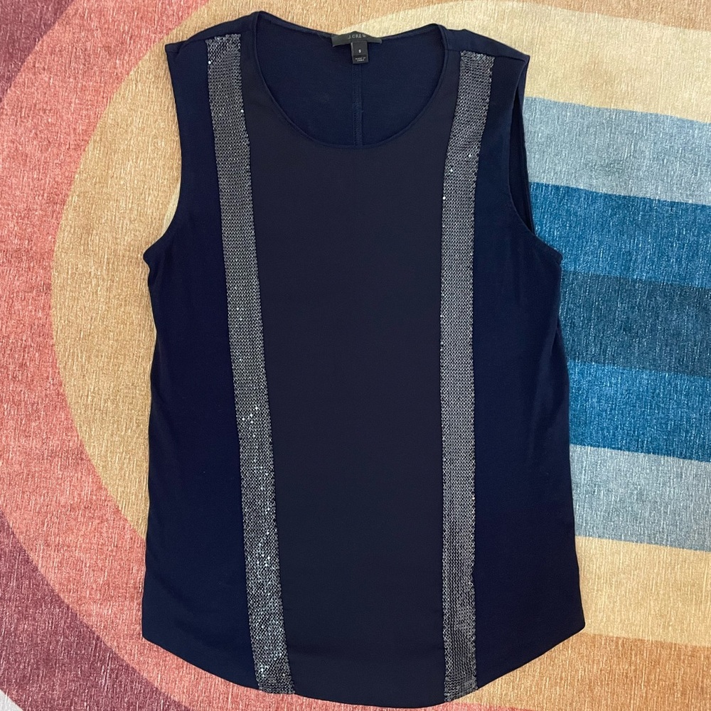 J. Crew navy top